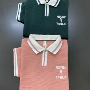 Tesla Inspired Zip-Up [Pink + Green] – 2 Pcs Combo